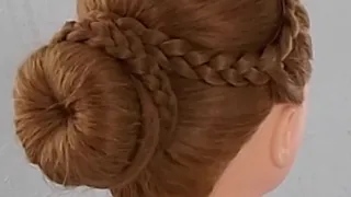 wedding juda hairstyle//gorgeous 💗 hairstyle //simple and beautiful hairstyle