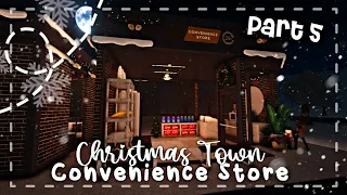 No Gamepass Winter Christmas Town I Convenience store I Part 5 I Bloxburg Build - iTapixca Builds
