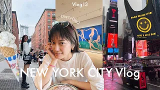 【NYC vlog #1 】traveling alone /cafe brunch, exploring Brooklyn, MoMA, Moulin Rouge etc. ENG sub