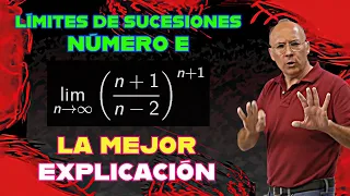 📌 LÍMITES de SUCESIONES - número e, indeterminación 1 elevado a infinito #matematicas
