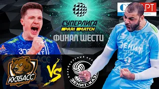 06.04.2021🔝🏐"Kuzbass" vs "Zenit-Kazan" | Men's Volleyball SuperLeague Parimatch | FINAL 6