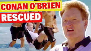 Conan O'Brien Becomes a Lifeguard at Bondi