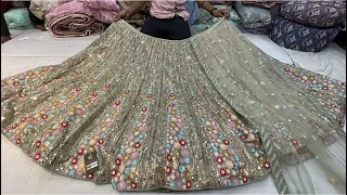 Chickpet Bangalore wholesale designer lehangas ||Single piece courier available