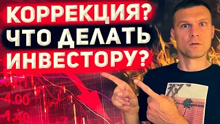 Коррекция началась, что делать инвестору?