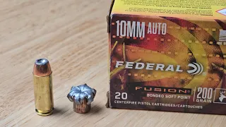 A Handgun Round For DEER? Federal Fusion 200gr 10mm. Is This The BEST ONE YET?