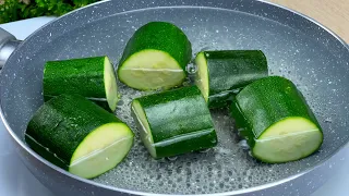 Just throw the zucchini into boiling water! I don't fry zucchini anymore! # 225