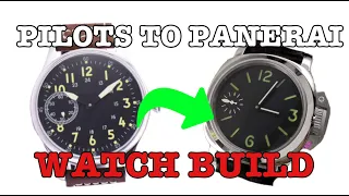 Watch Build! Pilots Watch To Panerai Homage