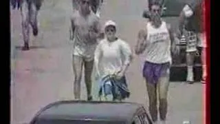 Madonna jogging in Antibes and dining in Golfe Juan (1991)