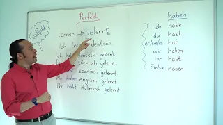 Almanca Temel A1/A2 Ders - 25 Bölüm - 1 "Perfekt" -di'li Geçmiş Zaman, "Haben" ve "Sein"