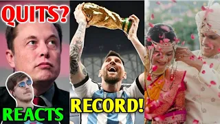 Why Elon Musk has to QUIT Twitter..?- MrBeast Reacts | Messi RECORD, Mythpat, Mr Indian Hacker |