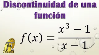 Discontinuidad de una función | Ejemplo 1