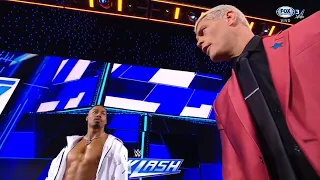 Carmelo Hayes confronta a Cody Rhodes - WWE SmackDown 26/04/2024 (En Español)