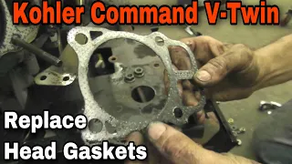 How To Replace The Head Gaskets On A Kohler Command V-Twin Engine