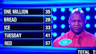 Family Feud 1st Contestant gets 194  points! AWESOME!