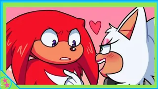 Rouge Flirts With Knuckles (Sonic The Hedgehog Comic Dub)