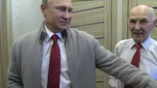 ПУТИН навестил своего экс начальника по работе в КГБ Дрездена Лазаря Матвеева, видео 8.05.