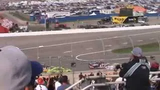 2014 NASCAR Auto Club 400 Finish From the Stands