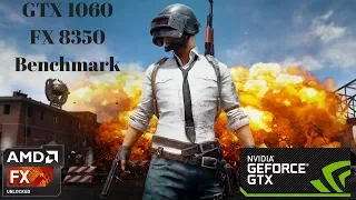 PUBG 1.0 Update Benchmark | GTX 1060 | FX 8350 |