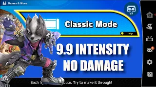 Super Smash Bros. Ultimate - Wolf Classic mode (9.9 Intensity | No Damage)
