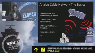 Rahul Sasi - Security vulnerabilities in DVB C networks - Ekoparty 2014