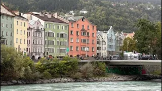 Innsbruck Austria 🇦🇹 Amazing Walk In The Sun ☀️4K HDR