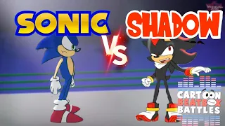 shadow versus Sonic cartoon beatbox battles credits to verbalase