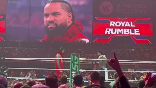 2024 WWE Men’s Royal Rumble entrances + ending - live crowd reaction