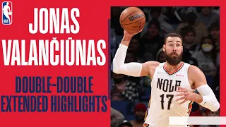 💪 Jonas Valančiūnas DOUBLE-DOUBLE in Pelicans WIN against the LA Clippers 📊 | Extended HIGHLIGHTS 📺