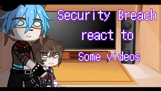 [FNaF] Security Breach react to some videos ¦ +Glamrock Bonnie interview | ENG¦RUS