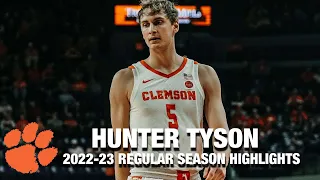 Hunter Tyson 2022-23 Regular Season Highlights | Clemson Forward