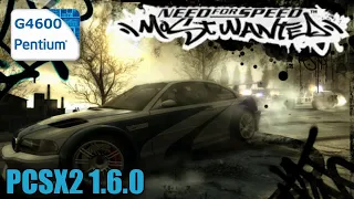 PCSX2 1.6.0 - Pentium G4600 / RX 470 - NFS Most Wanted - Test