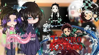 Past Hashiras react to Tanjiro Kamado•• Demon Slayer• Kimetsu no yaiba• Part 2/3