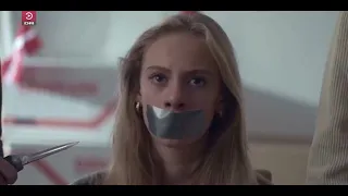 Kamille Stampe Frederiksen tape gagged