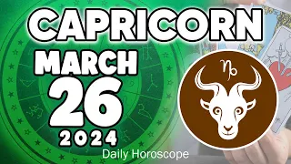 𝐂𝐚𝐩𝐫𝐢𝐜𝐨𝐫𝐧 ♑ 𝐆𝐄𝐓 𝐑𝐄𝐀𝐃𝐘😫 𝐅𝐎𝐑 𝐕𝐄𝐑𝐘 𝐒𝐓𝐑𝐎𝐍𝐆 𝐍𝐄𝐖𝐒🆘😤 𝐇𝐨𝐫𝐨𝐬𝐜𝐨𝐩𝐞 𝐟𝐨𝐫 𝐭𝐨𝐝𝐚𝐲 MARCH 26 𝟐𝟎𝟐𝟒 🔮#new #tarot #zodiac
