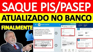 FINALMENTE SAQUE PIS/PASEP 2021 ENVIADO PARA O BANCO - CONSULTA DO PAGAMENTO DO ABONO SALARIAL 2023