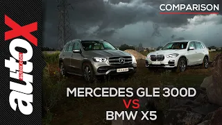 Mercedes GLE 300d vs BMW X5 | autoX