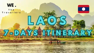 Laos 7-Days Itinerary 2024 🇱🇦 | How To Travel Laos In 7-Days | Laos Travel Guide