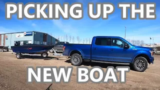 PICKING UP THE NEW BOAT 165 ALUMACRAFT ESCAPE