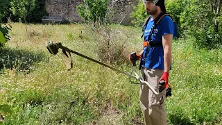 Review-Breve análisis desbrozadora Stihl FS120 con hilo