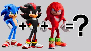 Movie SONIC fusion Movie SHADOW fusion Movie KNUCKLES | What will happen next on SONIC MOVIE 3