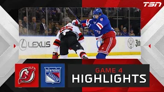 HIGHLIGHTS: Game 4 -- New Jersey Devils vs. New York Rangers