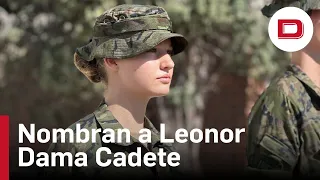 La Princesa Leonor se convierte este miércoles en Dama Cadete de la Academia General Militar