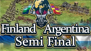 Argentina vs Finland! Nations Cup (Semifinal)