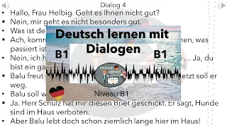 Dialoge B1  | Deutsch lernen durch hören | 9 |