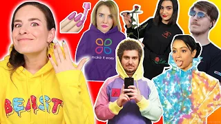 Recreating YouTuber Merch On My Nails