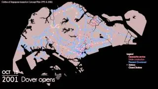 Singapore MRT Evolution   1980s to 2030s