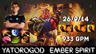 YATORO [Ember Spirit] Only Way To Carry | Physical Build | Pro Game play