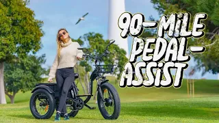 Addmotor rolls out 90-mile pedal-assist folding trike for under $2,000