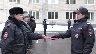 Принятие присяги выпускниками Центра профессиональной подготовки