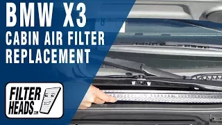 How to Replace Cabin Air Filter BMW X3